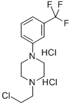 1-(2-氯乙基)-4-(3-三氟甲基苯基)-哌嗪双盐酸盐结构式_670234-47-6结构式