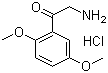 2-氨基-1-(2,5-二甲氧基苯基)乙酮盐酸盐结构式_671224-08-1结构式