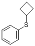 (Cyclobutylthio)benzene Structure,67132-84-7Structure