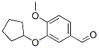 3-Cyclopentyloxy-4-methoxybenzaldehyde Structure,67387-76-2Structure