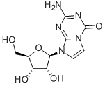 2-氨基-8-D-呋喃核糖基-咪唑并[1,2-a]-1,3,5-三嗪-4(8H)-酮结构式_67410-65-5结构式