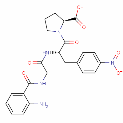 N-(2-aminobenzoyl)glycyl-4-nitro-l-phenylalanyl-l-proline Structure,67482-93-3Structure