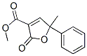 5-Methyl-2-oxo-5-phenyl-2,5-dihydrofuran-3-carboxylic acid methyl ester Structure,67498-41-3Structure