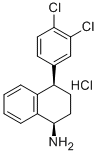 (1r,4r)-4-(3,4-二氯苯基)-1,2,3,4-四氢-1-萘胺盐酸盐结构式_675126-09-7结构式