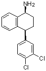 (1s,4s)-4-(3,4-二氯苯基)-1,2,3,4-四氢-1-萘胺盐酸盐结构式_675126-10-0结构式