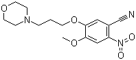 2-氨基-4-甲氧基-5-(3-吗啉丙氧基)苯甲腈结构式_675126-26-8结构式