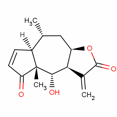 心菊内酯结构式_6754-13-8结构式