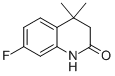 7-Fluoro-4,4-dimethyl-3,4-dihydro-1h-quinolin-2-one Structure,676116-80-6Structure