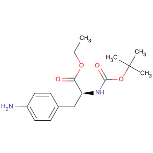 (S)-ethyl3-(4-aminophenyl)-2-((tert-butoxycarbonyl)amino)propanoate Structure,67630-01-7Structure