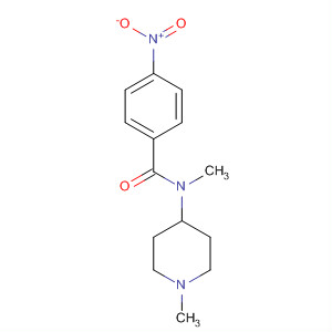 4-[N-methyl-n-(1-methyl-4-piperidinyl)-aminocarbonyl]-1-nitrobenzene Structure,676326-89-9Structure