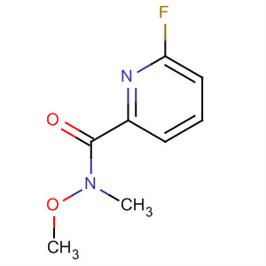 6-Fluoro-n-methoxy-n-methylpicolinamide Structure,676343-47-8Structure