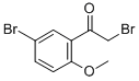 2-溴-1-(5-溴-2-甲氧基苯基)乙酮结构式_67639-58-1结构式