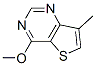 Thieno[3,2-d]pyrimidine, 4-methoxy-7-methyl- (9ci) Structure,676549-71-6Structure