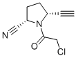 (2s,5r)-(9ci)-1-(氯乙酰基)-5-乙炔-2-吡咯烷甲腈结构式_676559-69-6结构式