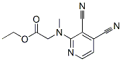 Glycine, n-(3,4-dicyano-2-pyridinyl)-n-methyl-, ethyl ester Structure,676601-84-6Structure