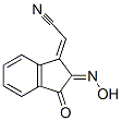 (9ci)-[2,3-二氢-2-(羟基亚氨基)-3-氧代-1H-茚-1-基]-乙腈结构式_676620-30-7结构式