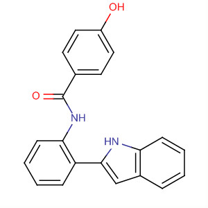 4-Hydroxy-n-(2-(1h-indol-2-yl)-phenyl)-benzamide Structure,677297-12-0Structure