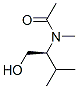 (9ci)-n-[(1s)-1-(羟基甲基)-2-甲基丙基]-n-甲基-乙酰胺结构式_677341-26-3结构式