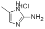 5-Methyl-1h-imidazol-2-yl-amine hydrochloride Structure,6775-38-8Structure