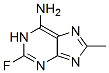 1H-purin-6-amine, 2-fluoro-8-methyl-(9ci) Structure,677707-41-4Structure