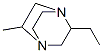 (9ci)-2-乙基-5-甲基-1,4-二氮杂双环[2.2.2]辛烷结构式_67820-73-9结构式