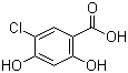 2,4-Dihydroxy-5-chlorobenzoic acid Structure,67828-44-8Structure