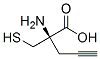 (2r)-(9ci)-2-氨基-2-(疏基甲基)-4-戊炔酸结构式_679005-16-4结构式