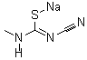 1-Cyano-3-methylisothiourea sodium salt Structure,67944-71-2Structure