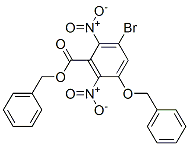 3-Bromo-5-benzyloxy-2,6-dinitrobenzoic acid benzyl ester Structure,67973-25-5Structure