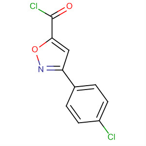 3-(4-Chlorophenyl)isoxazole-5-carbonyl chloride Structure,679806-06-5Structure