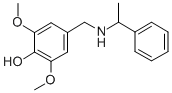 2,6-Dimethoxy-4-[(1-phenylethylamino)methyl]phenol Structure,680185-62-0Structure