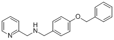 (4-Benzyloxybenzyl)pyridin-2-ylmethylamine Structure,680185-70-0Structure