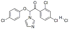 Ethanone, 2-(4-chlorophenoxy)-1-(2,4-dichlorophenyl)-2-(1h-imidazol-1-yl)-, monohydrochloride (9ci) Structure,68042-30-8Structure