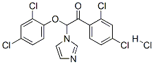 Ethanone, 2-(2,4-dichlorophenoxy)-1-(2,4-dichlorophenyl)-2-(1h-imidazol-1-yl)-, monohydrochloride (9ci) Structure,68042-32-0Structure