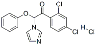 Ethanone, 1-(2,4-dichlorophenyl)-2-(1h-imidazol-1-yl)-2-phenoxy-, monohydrochloride (9ci) Structure,68042-36-4Structure