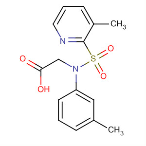 [(3-Methyl-pyridine-2-sulfonyl)-m-tolyl-amino]-acetic acid Structure,680591-51-9Structure