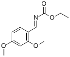 (2,4-Dimethoxybenzylidene)carbamic acid ethyl ester Structure,681260-33-3Structure