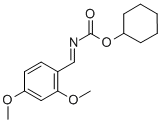 (2,4-Dimethoxybenzylidene)carbamic acidcyclohexyl ester Structure,681260-44-6Structure