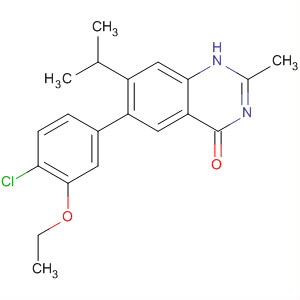 6-(4-Chloro-3-ethoxy-phenyl)-7-isopropyl-2-methyl-3h-quinazolin-4-one Structure,681292-12-6Structure