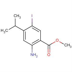 Methyl 2-amino-5-iodo-4-isopropylbenzoate Structure,681292-74-0Structure