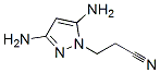 1H-pyrazole-1-propanenitrile, 3,5-diamino- Structure,68176-10-3Structure