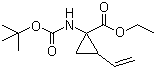 1-Boc-amino-2-vinylcyclopropanecarboxylic acid ethyl ester Structure,681807-59-0Structure