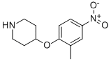 4-(2-Methyl-4-nitro-phenoxy)-piperidine Structure,682326-39-2Structure