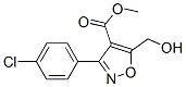 (9ci)-3-(4-氯苯基)-5-(羟基甲基)-4-异噁唑羧酸甲酯结构式_682352-73-4结构式