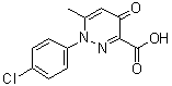 1-(4-氯苯基)-6-甲基-4-氧代吡嗪-3-羧酸结构式_68254-10-4结构式