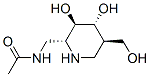 (9ci)-n-[[(2r,3r,4r,5r)-3,4-二羟基-5-(羟基甲基)-2-哌啶基]甲基]-乙酰胺结构式_682771-51-3结构式