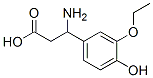 3-氨基-3-(3-乙氧基-4-羟基苯基)-丙酸结构式_682803-60-7结构式