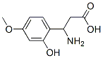 3-氨基-3-(2-羟基-4-甲氧基苯基)-丙酸结构式_682803-94-7结构式