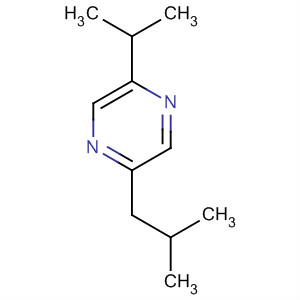 (9CI)-2-(1-甲基乙基)-5-(2-甲基丙基)-吡嗪结构式_68290-70-0结构式