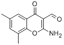 2-Amino-6,8-dimethyl-4-oxo-4h-chromene-3-carbaldehyde Structure,68301-79-1Structure